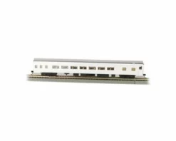 Bachmann Undecorated/Aluminum 85' Smooth Side Coach w/ Lighted Interior (HO Scale)
