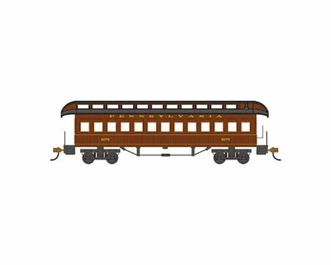 Bachmann Pennsylvania Railroad 1860-80's Era Coach (HO Scale) 3 Bachmann Pennsylvania Railroad 1860-80's Era Coach (HO Scale)