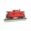 Bachmann Unlettered NE Steel Caboose (Red) (HO Scale)