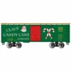 Bachmann Claus Candy Cane Co. 40' Box Car (HO Scale)