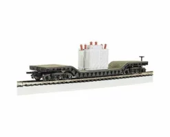 Bachmann 52' Center-Depressed Flat Car w/Transformer (HO Scale)