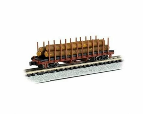 Bachmann ACF 40' 1906-1935 Era Log Car (N Scale) 3 Bachmann ACF 40' 1906-1935 Era Log Car (N Scale)