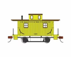 Bachmann Durango & Silverton Bobber Caboose (Yellow) (HO Scale)