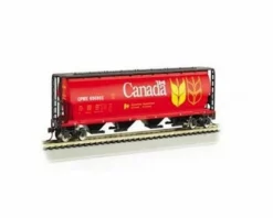 Bachmann Canada Grain 4-Bay Cylindrical Grain Hopper (HO Scale)