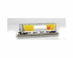 Bachmann Government Of Canada 4-Bay Cylindrical Grain Hopper (N Scale)