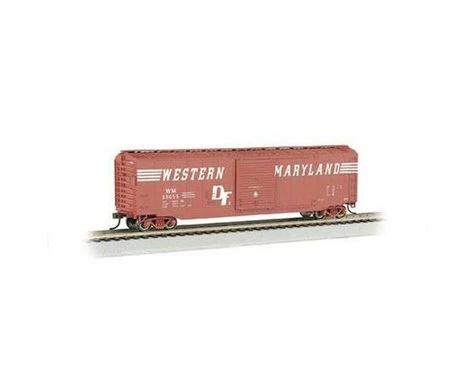 Bachmann Western Maryland 50' Sliding Door Box Car (Speed Lettering) (HO Scale) 3 Bachmann Western Maryland 50' Sliding Door Box Car (Speed Lettering) (HO Scale)