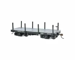 Bachmann 18' Flat Car (Black) (2) (On30 Scale)