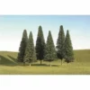 Bachmann Scenescapes Pine Trees (9) (3-4") -Bachmann Sales Shop bac32101