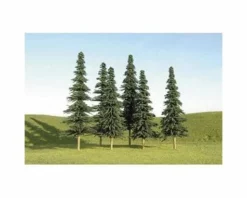 Bachmann Scenescapes Spruce Trees (24) (5-6")
