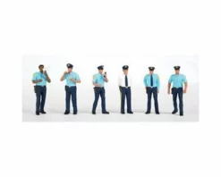Bachmann SceneScapes Police Squad (6) (HO Scale)