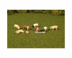 Bachmann SceneScapes Pigs (9) (O Scale)
