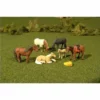 Bachmann SceneScapes Horses (6) (O Scale) -Bachmann Sales Shop bac33169