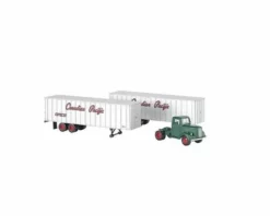 Bachmann Canadian Pacific Green Truck Cab & 2 Piggyback Trailers (HO Scale)