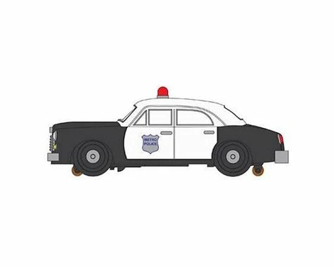 Bachmann E-Z Street Police Car (O Scale) 3 Bachmann E-Z Street Police Car (O Scale)