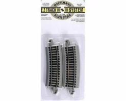 Bachmann E-Z 18" Radius 1/2 Curve Section (4) (HO Scale)