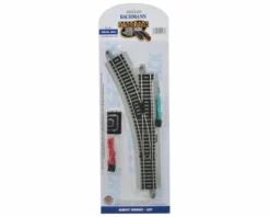 Bachmann E-Z Track Remote Left-Hand Turnout (HO Scale)