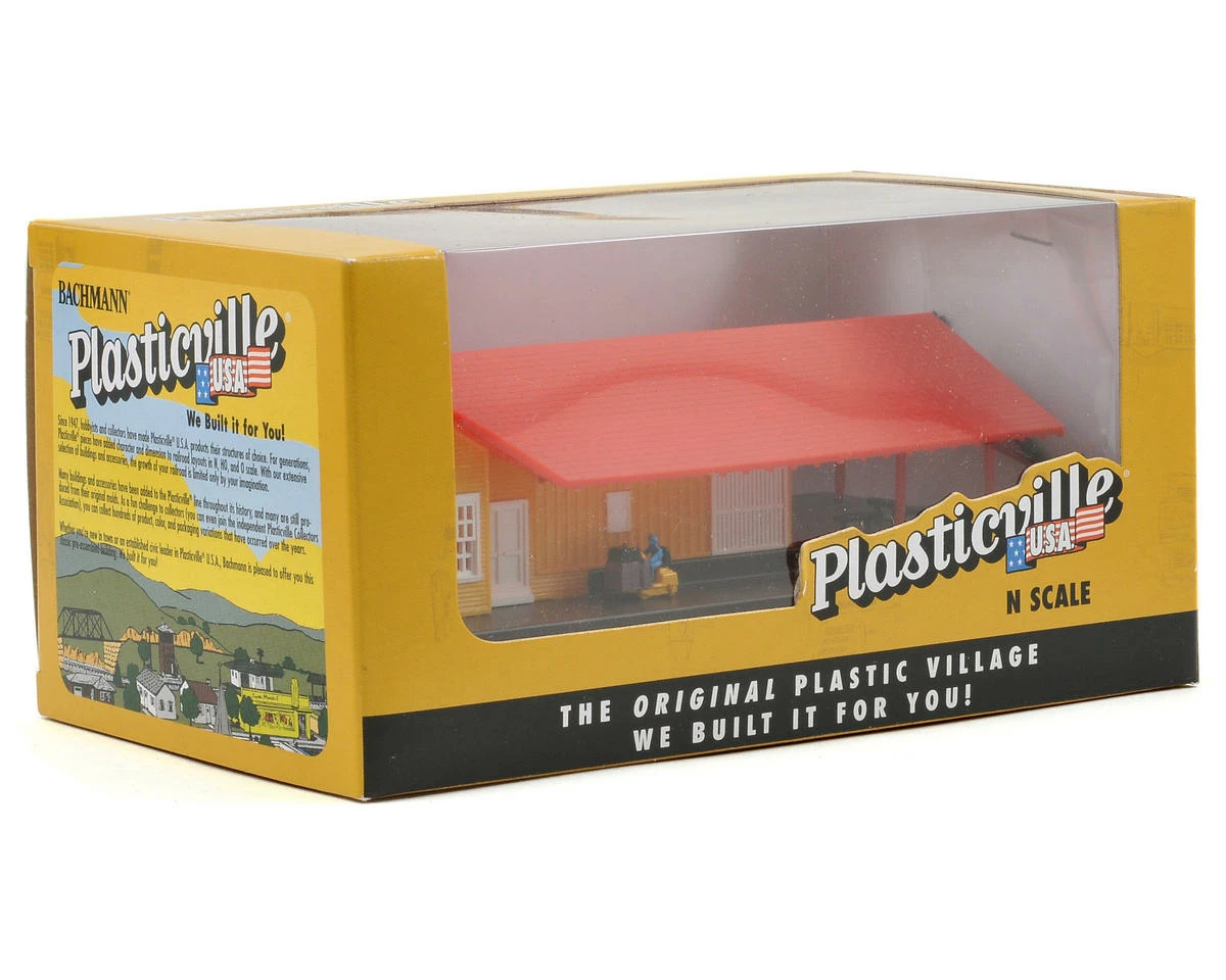 Bachmann N-Scale Plasticville Built-Up Freight Station 4 Bachmann N-Scale Plasticville Built-Up Freight Station - Image 2