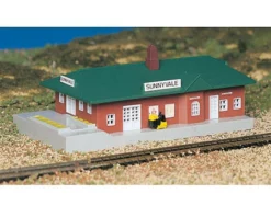 Bachmann N-Scale Plasticville Built-Up Sunnyvale Passenger Station