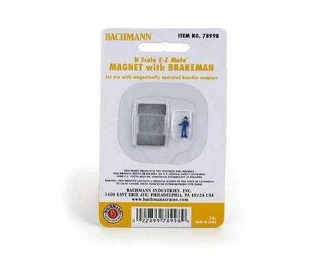 Bachmann N EZ Mate Uncoupling Magnet w/Brakeman 3 Bachmann N EZ Mate Uncoupling Magnet w/Brakeman