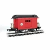 Bachmann G Li'l Big Haulers Baggage Car, Short Line/Red -Bachmann Sales Shop bac97088