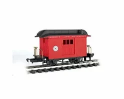 Bachmann G Li'l Big Haulers Baggage Car, Short Line/Red