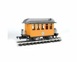 Bachmann G Li'l Big Haulers Coach Car, Short Line/Yellow